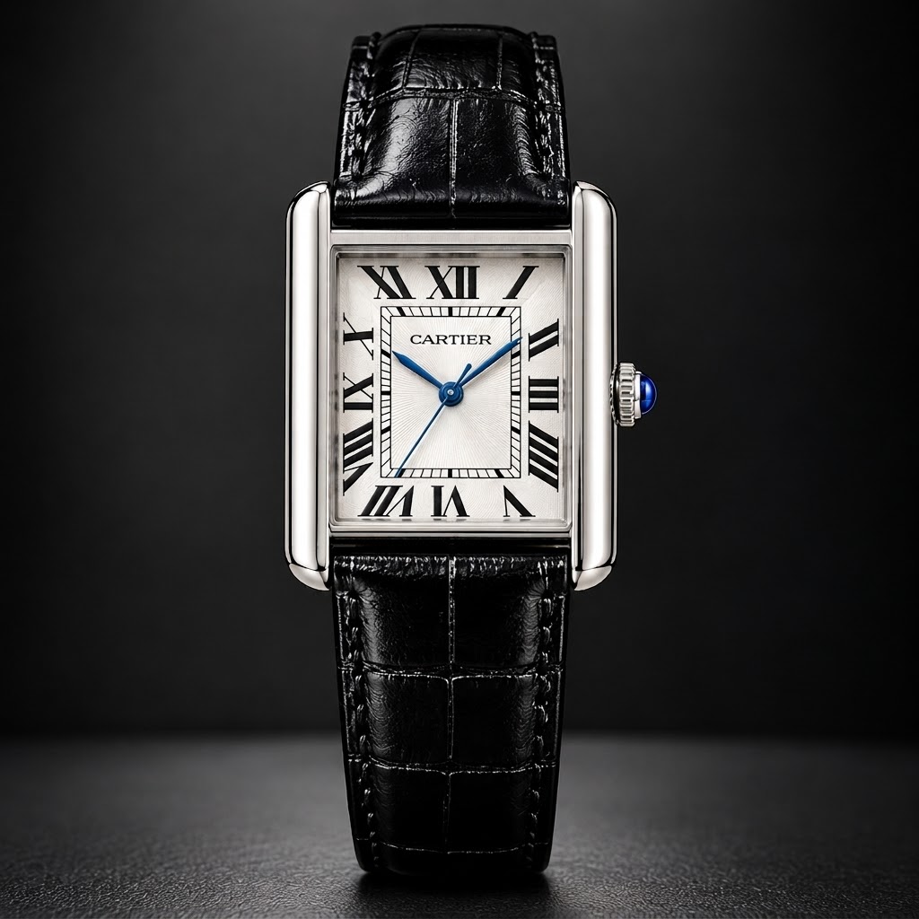 TANK Watch OLD MONEY Top Trending Watch for Men Boys - Premium Look Tank Watch with Leather Strap