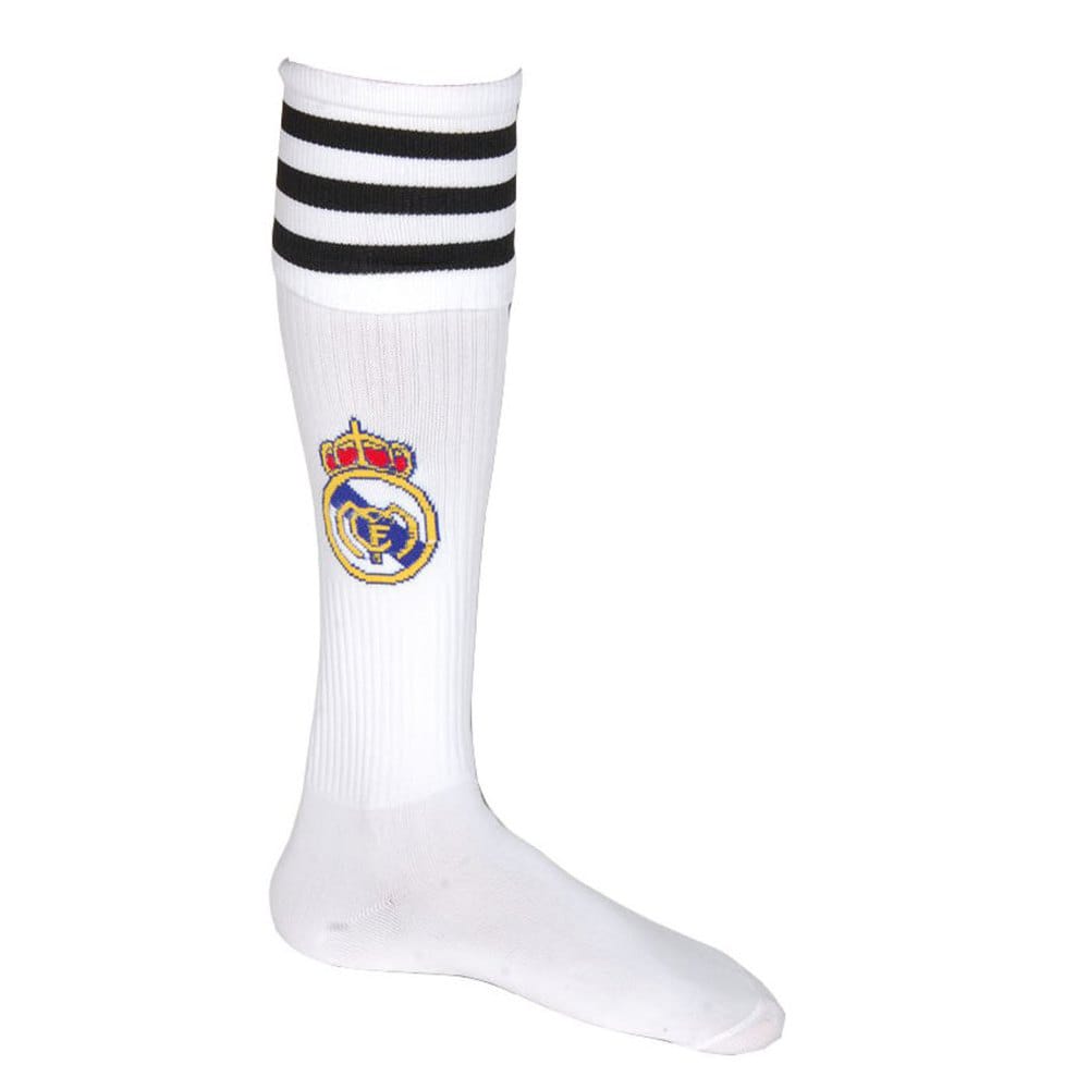 Real Madrid Youth/kids Soccer Socks (White)