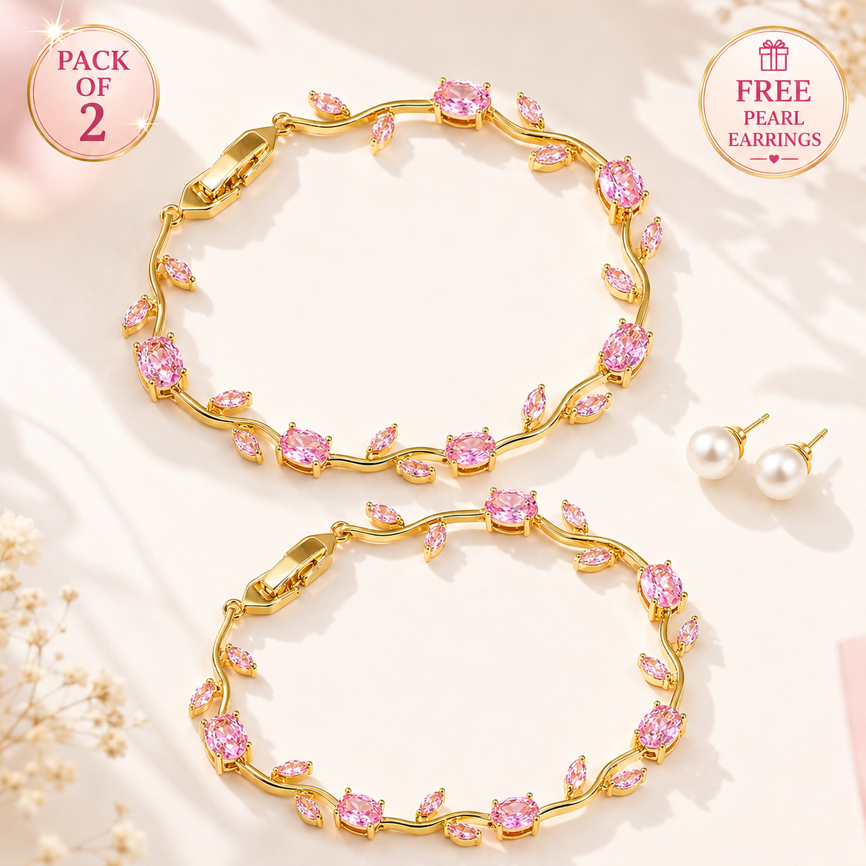 Pink pack of 2