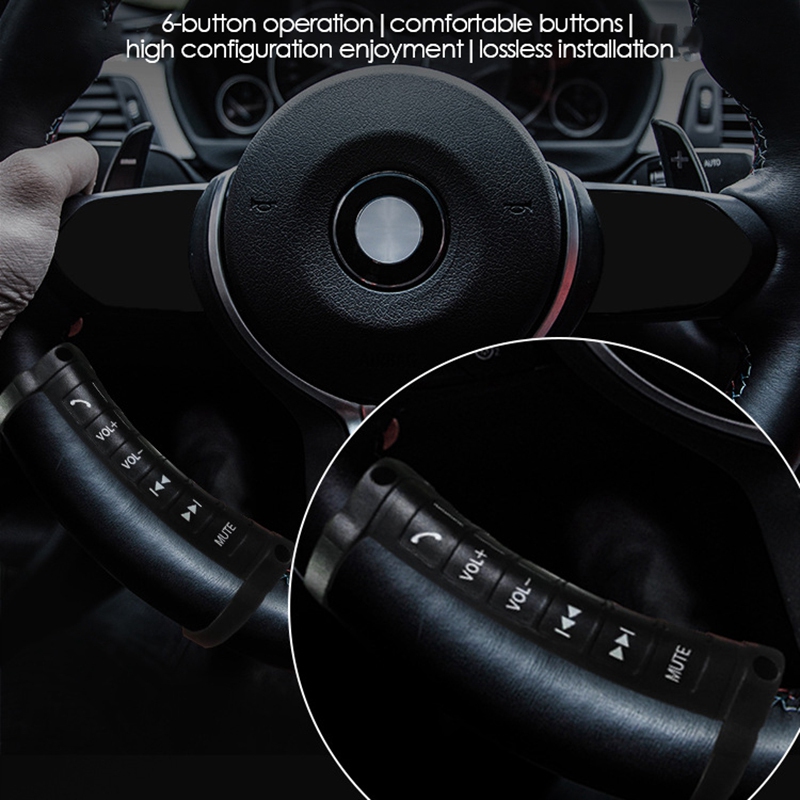 Universal Car Steering Wheel Remote Control Button Multi-Function ...