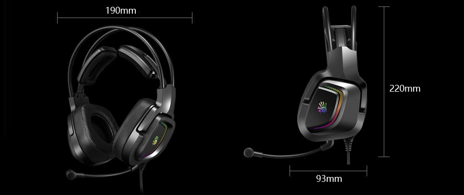 A4Tech Bloody G575 Grey RGB 7.1 Virtual Surround Sound USB Gaming Headset 21 1dcd85d62c3d2a26654d237cb8bef885