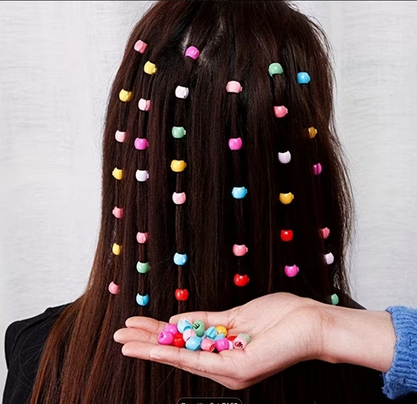 12 Pcs Colorful Hair Clips & Dreadlock Beads for Women | Stylish Easy-Use Hair Accessories for Braids & Dreads