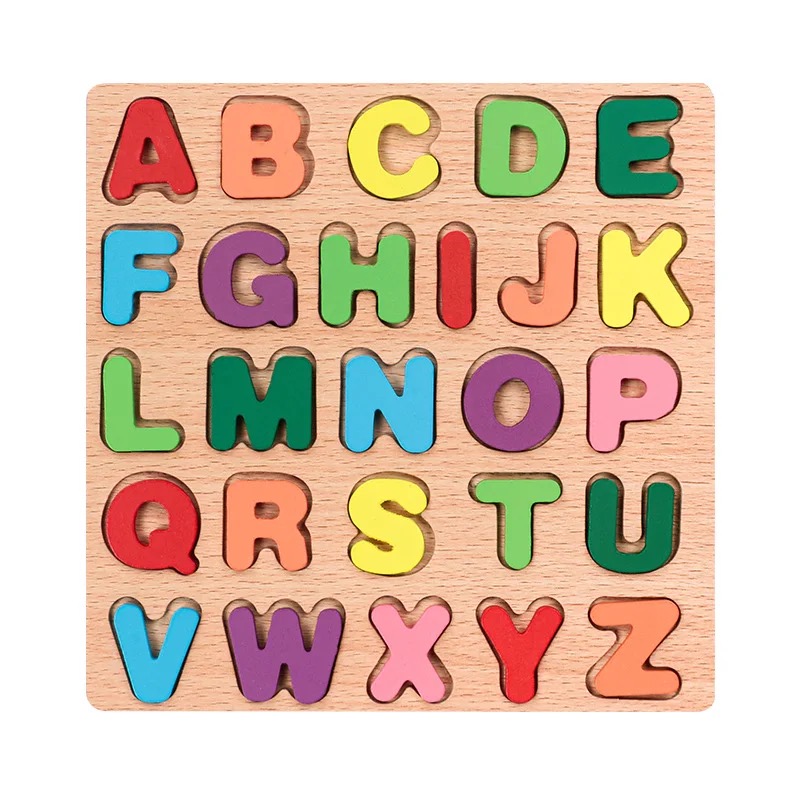 Wooden Alphabets for Kids: Engaging ABC Alphabet Puzzle & 123 Wooden Board for Early Learning - Colorful Educational Toys Featuring Wooden Alphabet Letters, Numbers and Shapes - Perfect for Toddlers and Preschoolers to Explore ABC Alphabets, Wooden Shapes