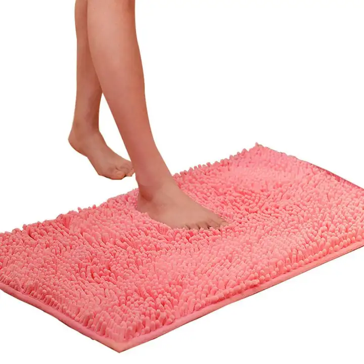 40x60cm Microfibre Non Slip Soft Carpet Water Absorbing Bathroom
