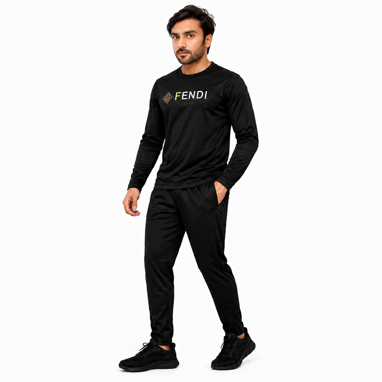 Pack of 2 Piece Men'S Casual Short/Full-Sleeve Tshirt for men-Tracksuit For Men-Round-Neck Top, Comfortable for All Seasons, Regular Fit for Everyday Wear, Stylish Trendy Patterned Summer/Winter Tshirts For Boys/T Shirts For Girls, Youthful Style