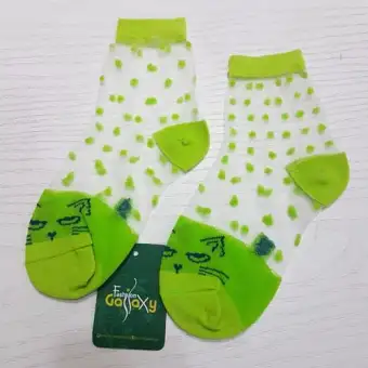 green toddler socks