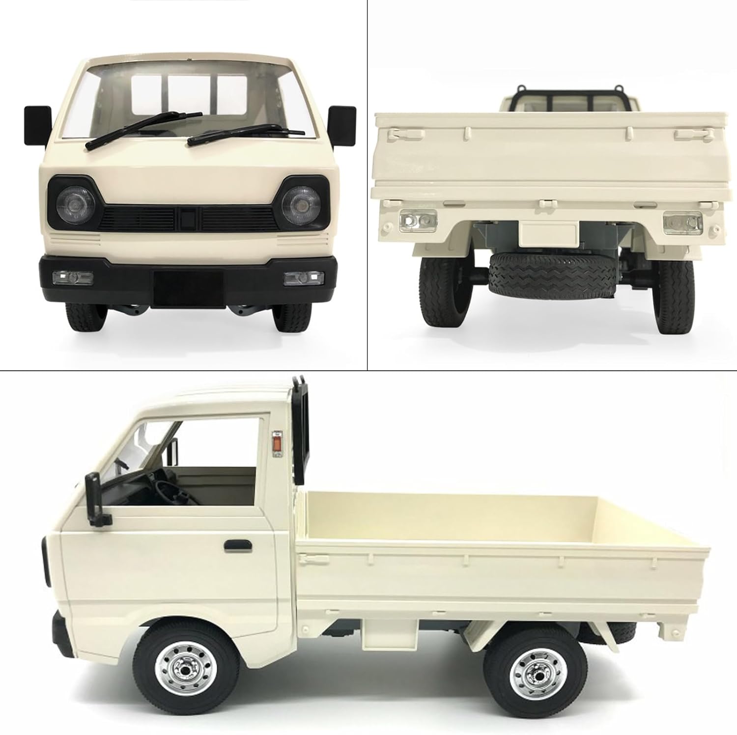D12 RC Pickup Truck 1/10 Scale Racing Drift Cars RC Vehicle Climbing Car for Adults, Throttle & Steering Remote Control Cargo Truck Van Toy with Led Lights