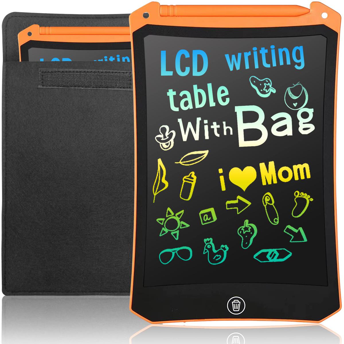 LCD Writing Tablet, Electronic Digital Writing &Colorful Screen Doodle Board, cimetech 8.5-Inch Handwriting Paper Drawing Tablet Gift for Kids and Adults at Home,School and Office (Pink)