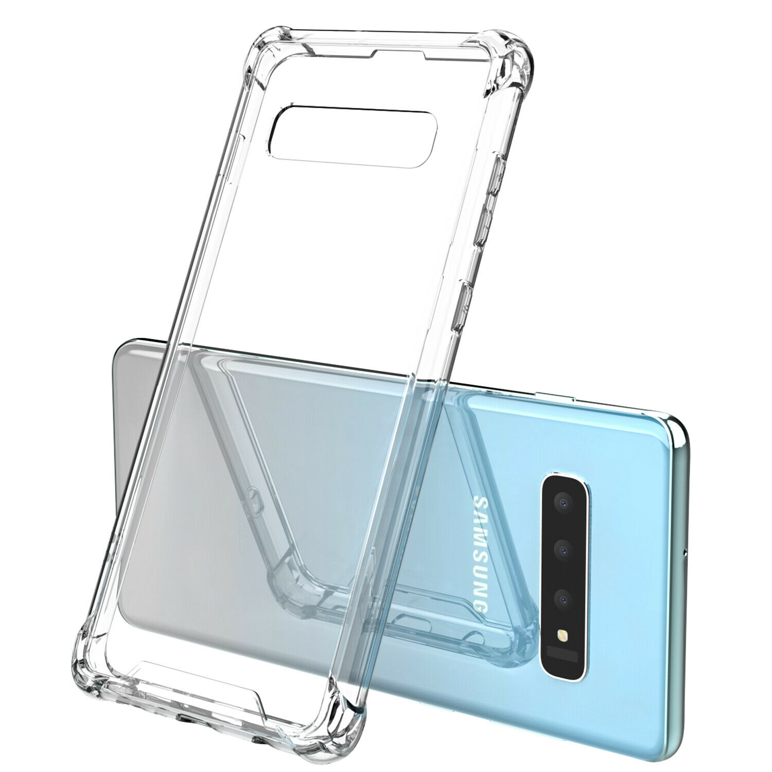 Samsung Galaxy S10 Plus Anti Shock See Through Mobile Back Cover