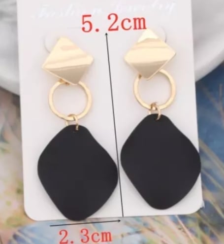 New Fashion Statement Punk Metal Trendy Earrings For Girls & Women