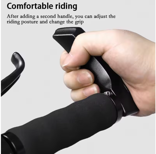 1Pair Bicycle Handlebars  Mountain Bicycle Handlebar Auxiliary Riding Horn Rest Handlebar MTB Bike Accessories