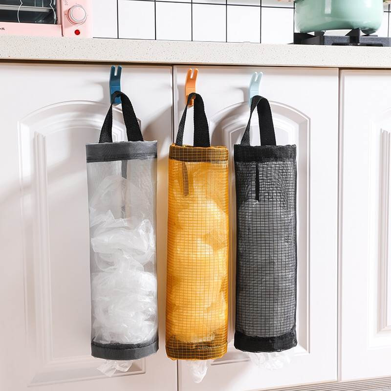Wabjtam Plastic Bag Holder2 Pack Wall Mounted Grocery Holder Dispenser
