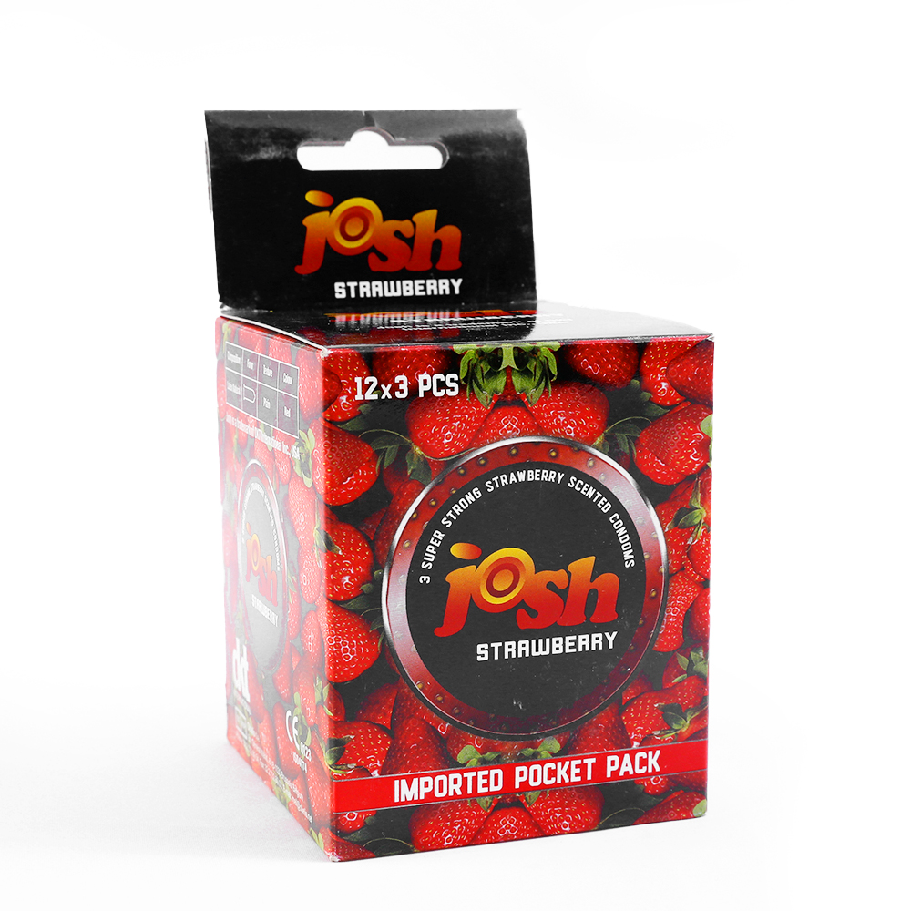 Josh Strawberry Bulk Dispenser  (12 X 3s)