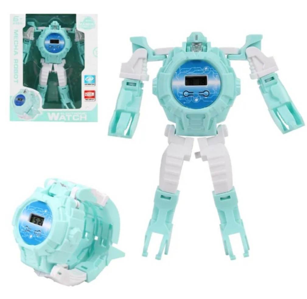 Creative Robot Transforming Kids Watch Transformation Toys Boys Wrist Watch Kids
