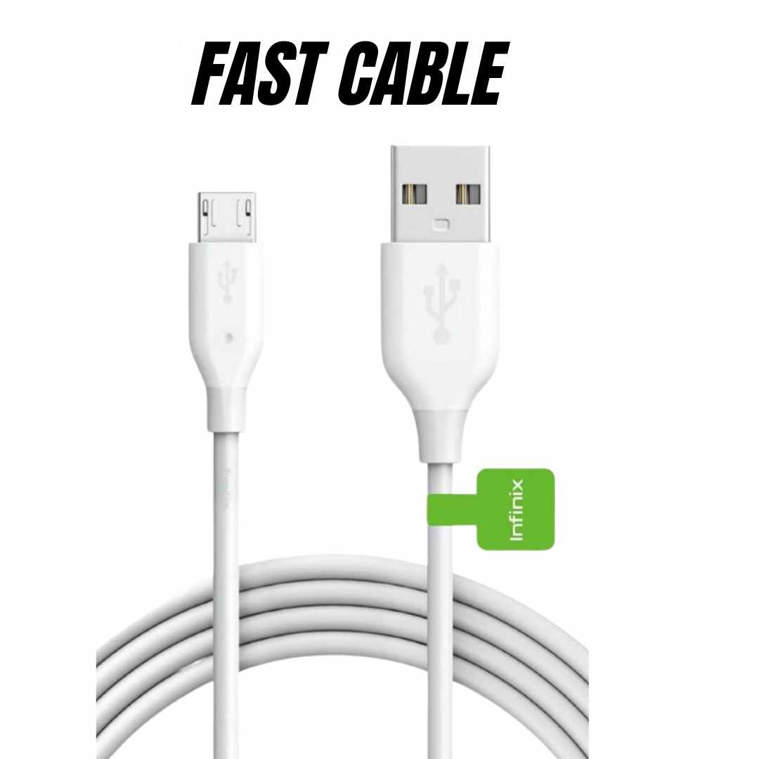 EZone Original Micro USB Cable | Micro USB Fast Charging | Fast Charging Cable for Infinix/ Oppo/ Samsung/ Mi/ Huawei | Charging & Data Cable for Android 2.0 Interfaces price in Pakistan