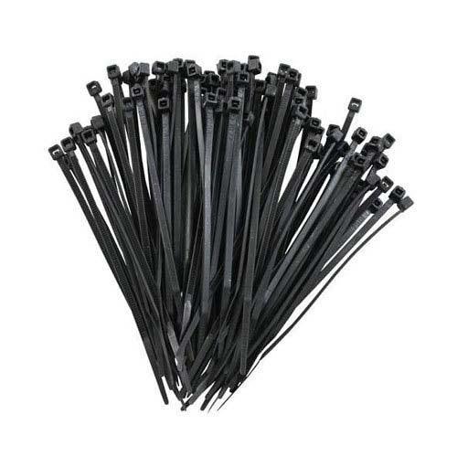 Cable Tie Black Clip Nylon Plastic Wire Zip Ties Self Locking  Car Wheel Cup Holder Best Quality 4, 6, 8, 10, 12, 14, 16, 18 Inch ( 100 Piece Packet )