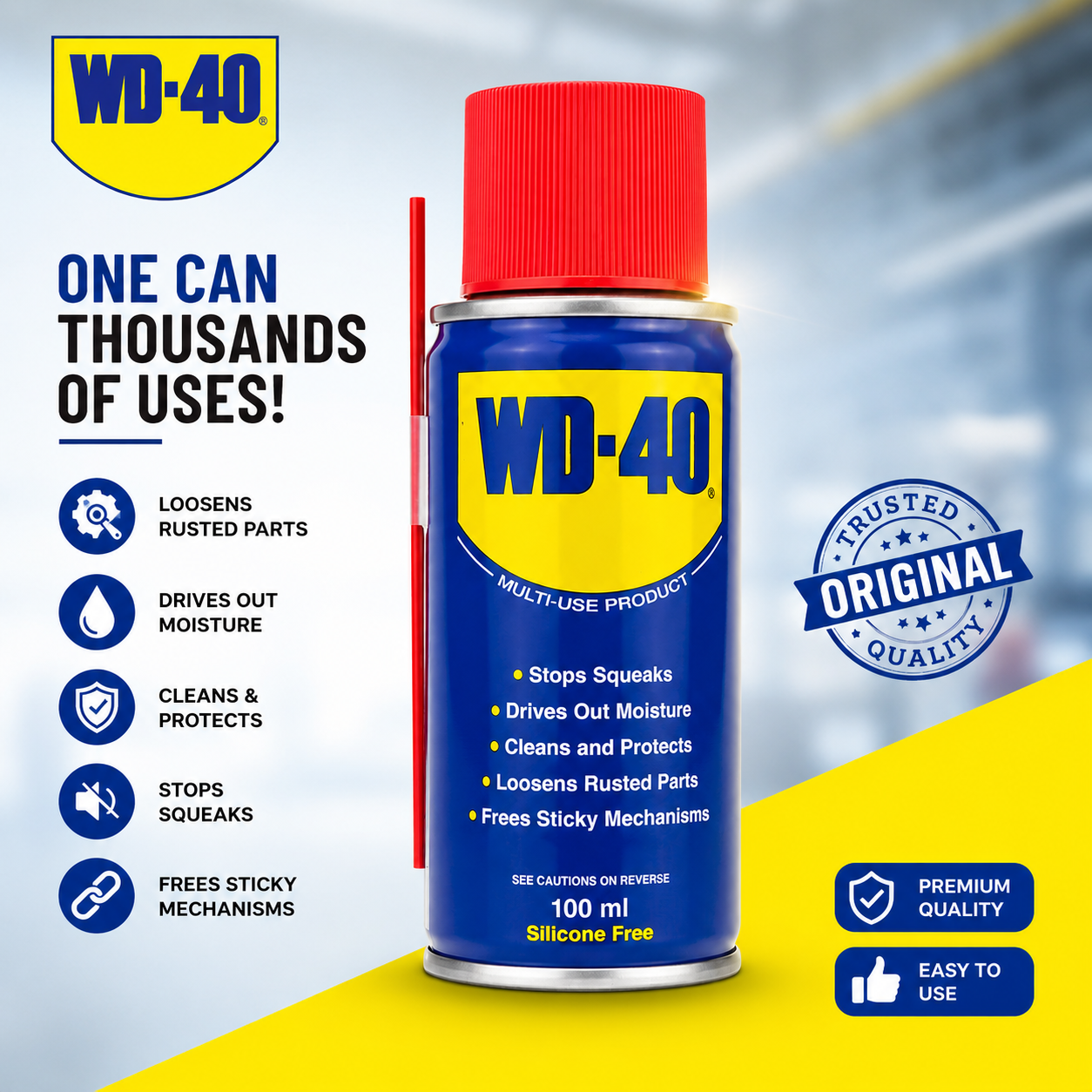 WD40 (100ML) Anti-Rust Lubricant