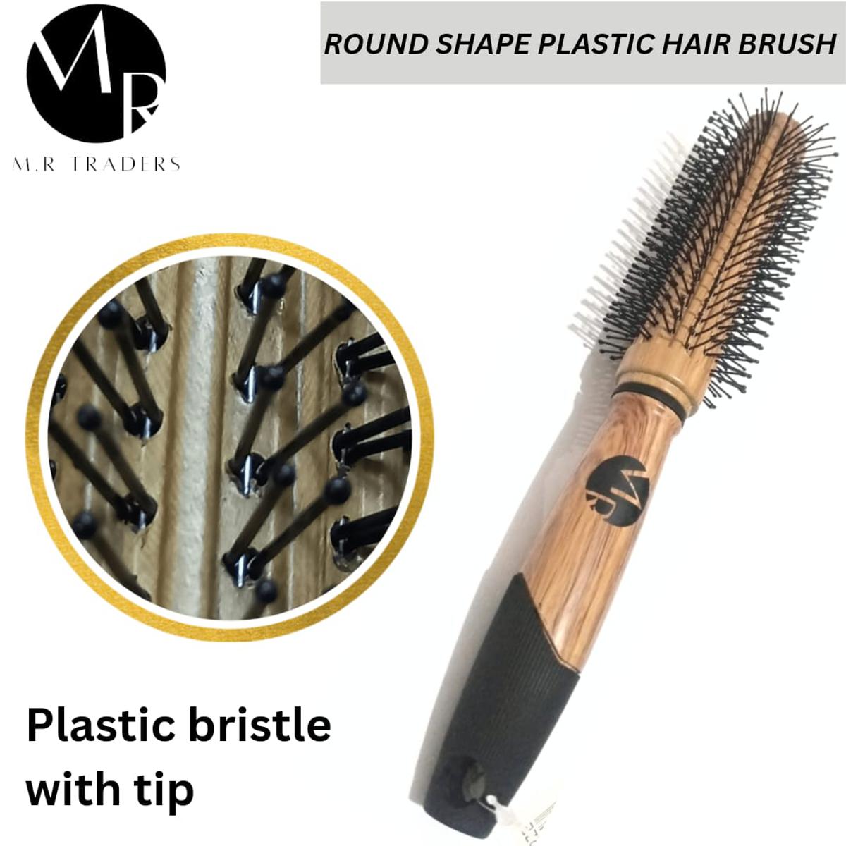 Round Shape Hair Brush, Air Cushion, Cute Professional Salon Styling Tools, Hairdressing Curling Hair Brush. Round Hair Brush with Plastic Bristles, Roller Hair Styling Tools, Make Your Hair Look Perfect, Anti-Static Detangling Brush