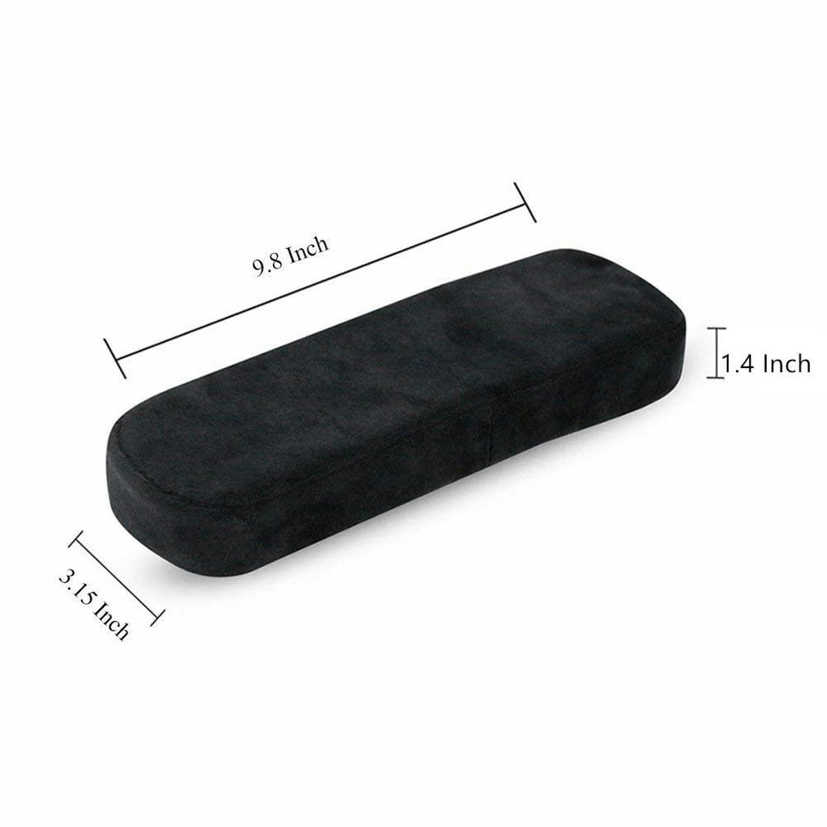 Chair Armrest Pad 1 Pair Memory Foam Office Chair Home Chair Gaming Chair  Elbow Pillow Comfortable Support Cushion PU Leather Cushion