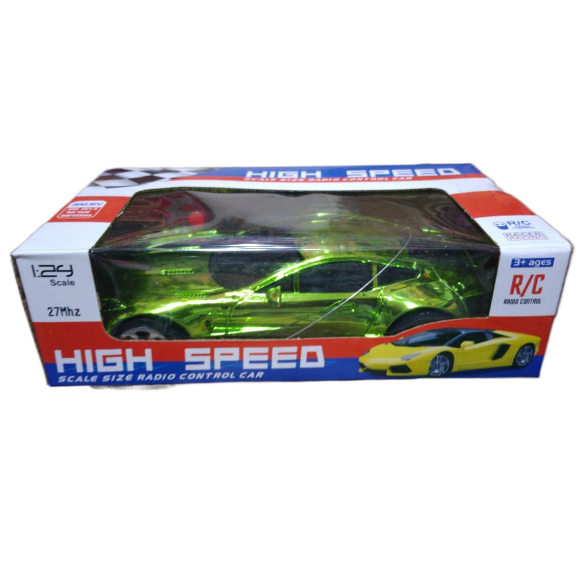 Single Channel High Speed Racing R/C Car In Shining Colors For Kids - E10900