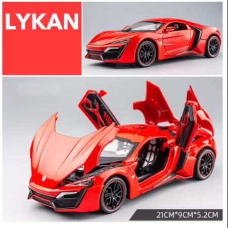 1:24 Lykan HyperSport Fast & Furious 7 Diecast Model Car | Metal Toy Car with Opening Doors, Detailed Interior & Collectible Gift view 9