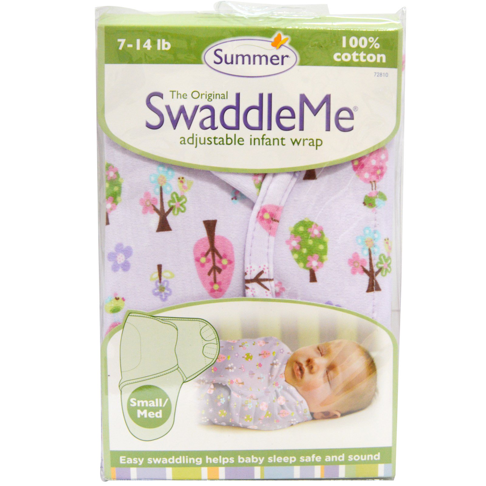 swaddleme adjustable infant wrap