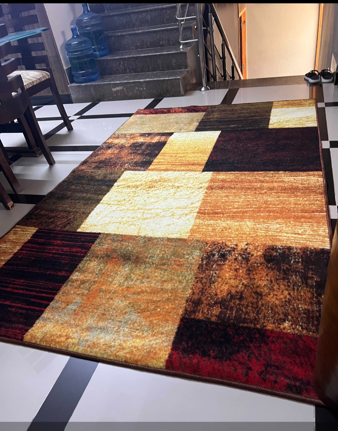 Carpet Center Piece, Floor Mat, Carpet Rugs, Beautiful Rug Aprprox 5ft x 8ft