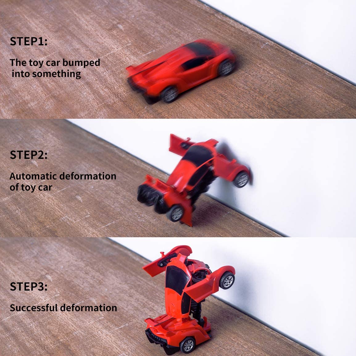 Transforming Robot Car Toy 2 in 1
