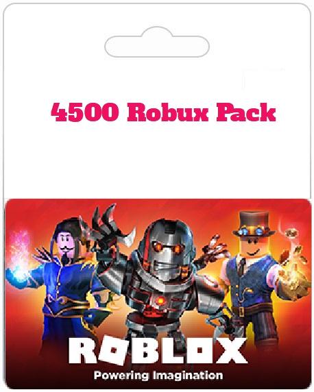 4500 Robux Pack For Roblox - can you use amazon gift cards on roblox how to get 999 robux