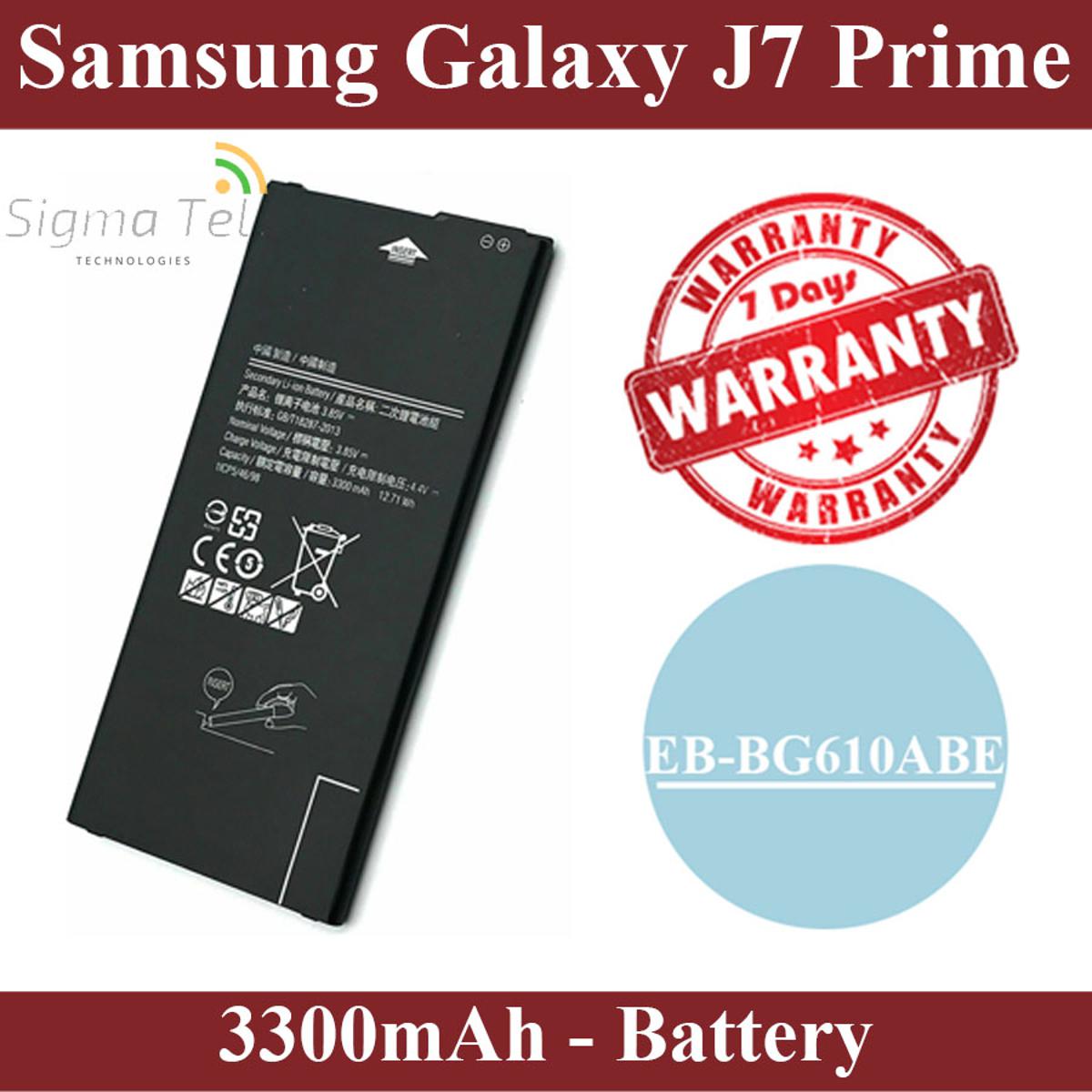 j7 prime battery capacity