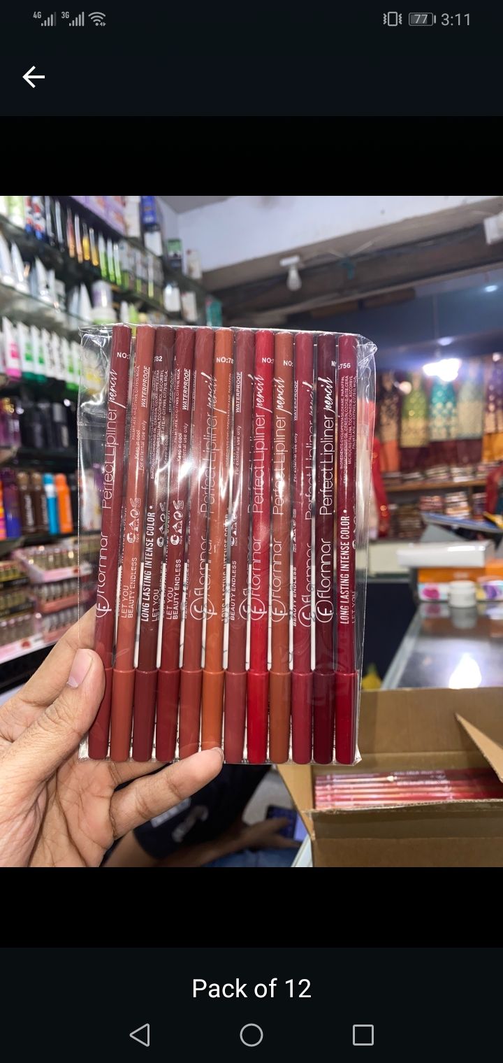 Pack of 6 / 12 Matte Lip Liner Pencils – Waterproof Nude & Dark Shades for Long-Lasting, Smudge-Proof Lip Definition