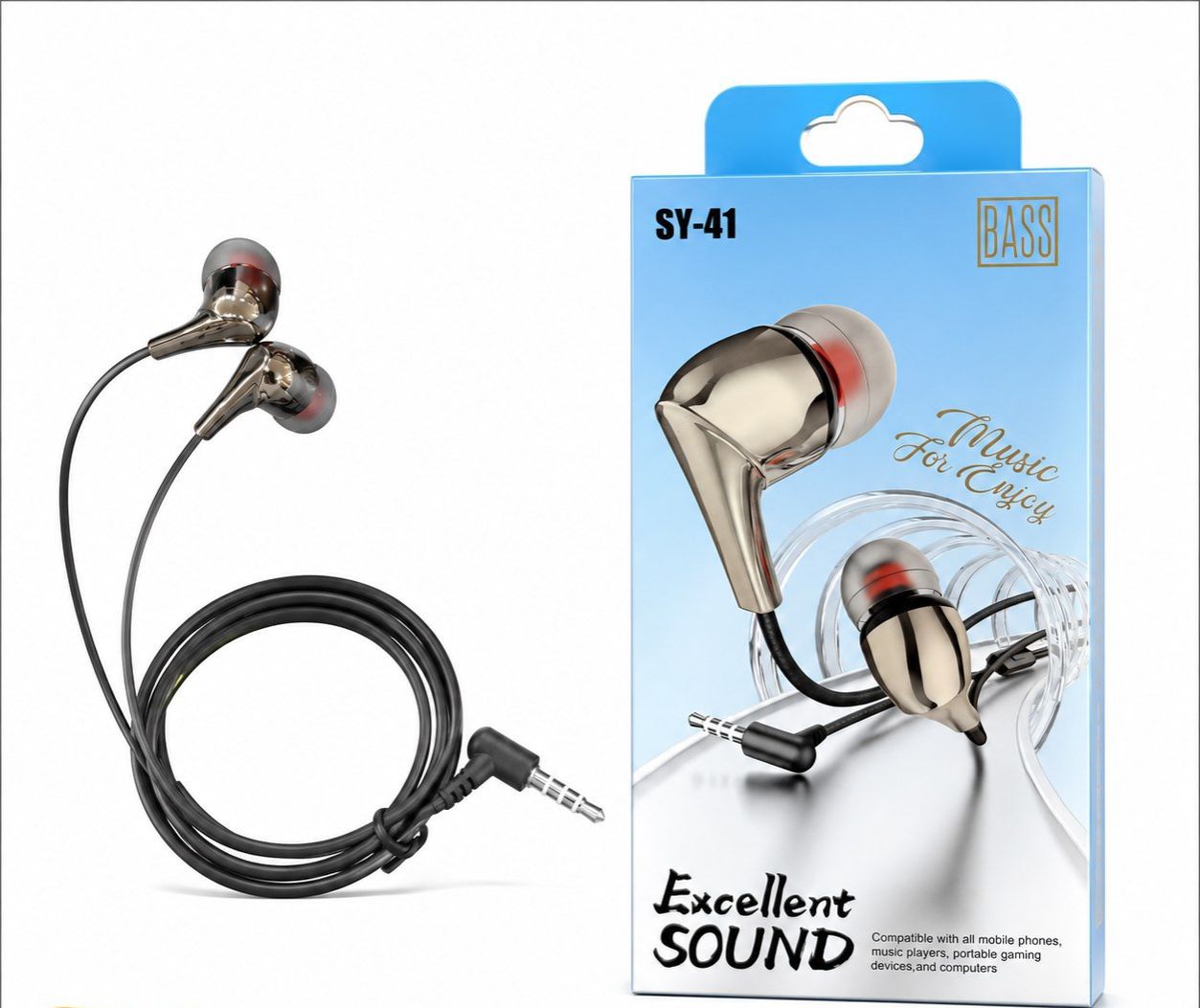 Handsfree Original Wired Earbuds, Stereo Sound Headset with Premium Audio Quality, Stereo Handsfree Earphones, Stereo Airpods Style Earbuds, Stereo Earphones Wired Handsfree, High Bass Wired Earphones for Mobile Phones, Clear Sound Handsfree Wired Headset