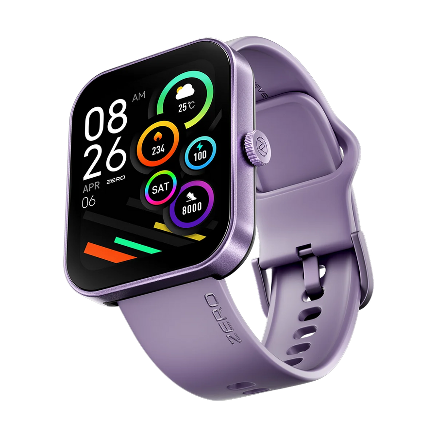 Zero® Bolt Pro Smart Watch 1.83 Inch HD Display | Bluetooth Calling Smartwatch | 100+ Sports Modes | 100+ Watch Faces | Fitness Tracker | Heart Rate & SpO2 Monitor | Smart Notifications | Qibla & Prayer Times | IP66 Water Resistant | Voice Assistant |