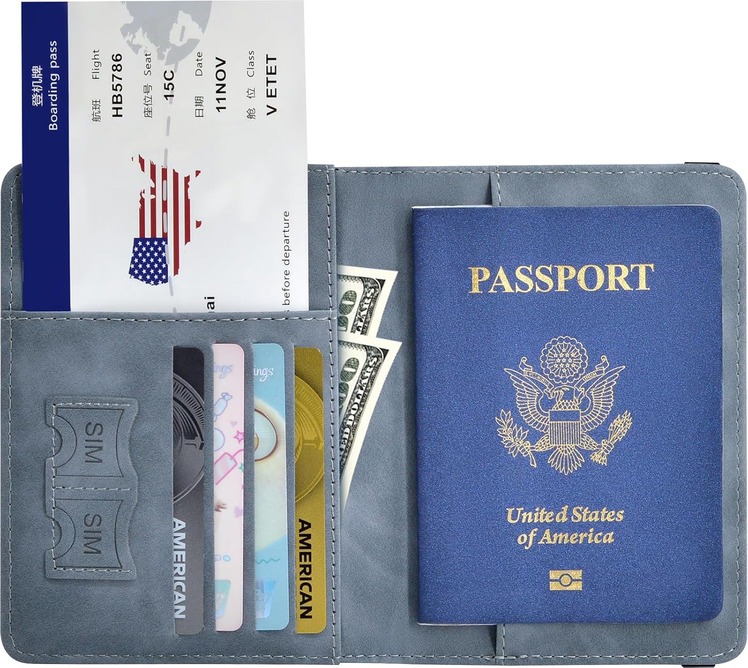 Multicolors Safe and Stylish Passport Cover for Travel Lovers, RFID protected Passport Holder Cover Handy Design Easy to Carry