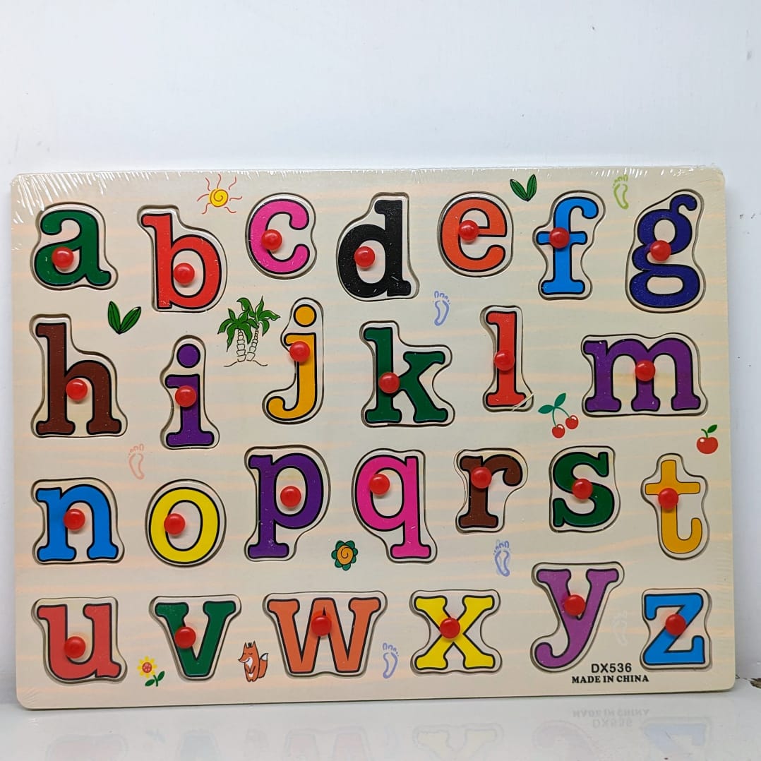 Wooden 2D Alphabet Puzzle - Capital ABC Letters | Daraz.pk