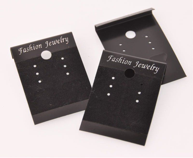 Earring Stud Tag Card Display 20Pcs | Valvet  Ear Studs Card | Hanging Jewelry Tags 4slots