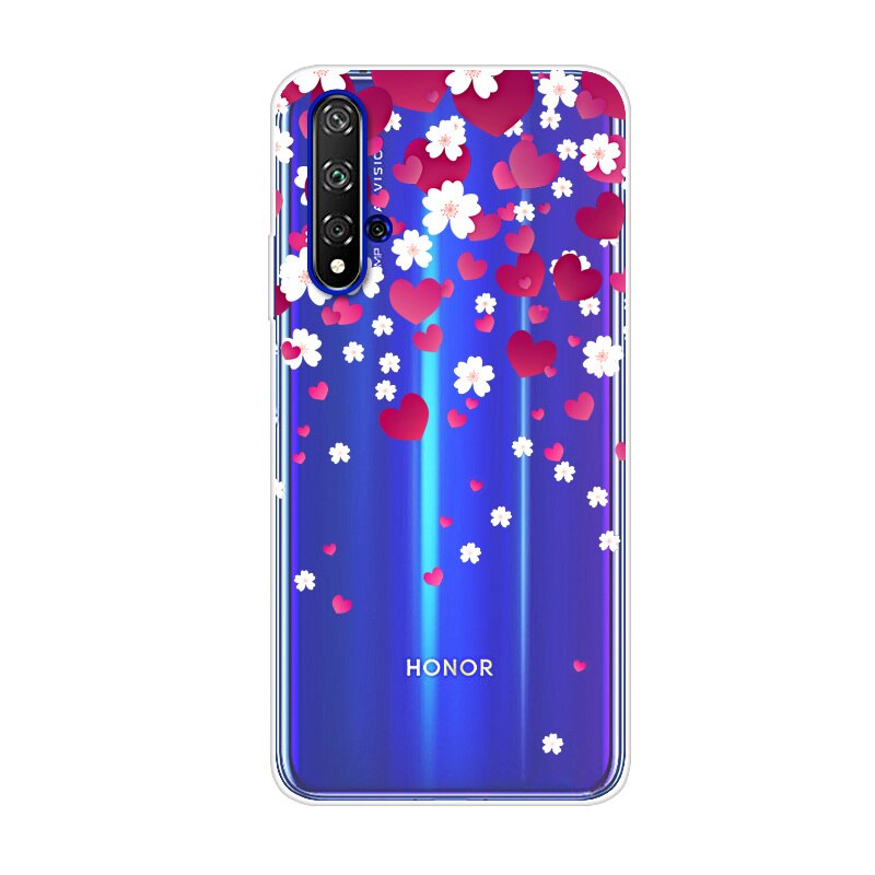 Phone Case For Huawei Nova 5T Cases Ultra Thin Clear Soft TPU Silicon Cover  Cases For Huawei Nova 5T Nova5t 5 t Funda Honor 20