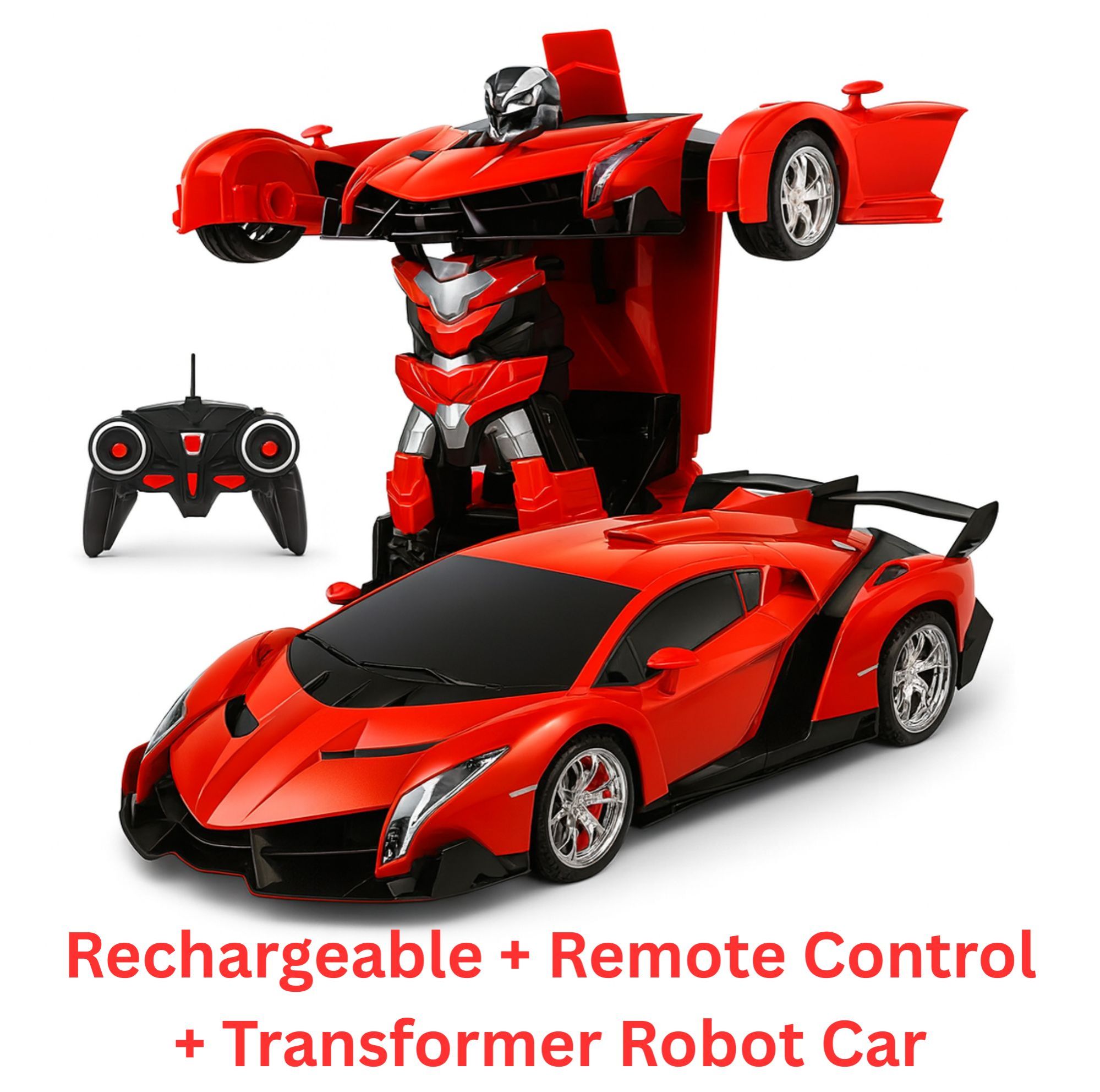 Speed Racing 1:20 Rechargeable Sports Car – Remote Control Drifting Model with Realistic Headlight & Exhaust Emulation, Rechargeable Battery & Cable, 2.4GHz Perfect Gift Baby Birthdays, Kids Exams & Game Toy