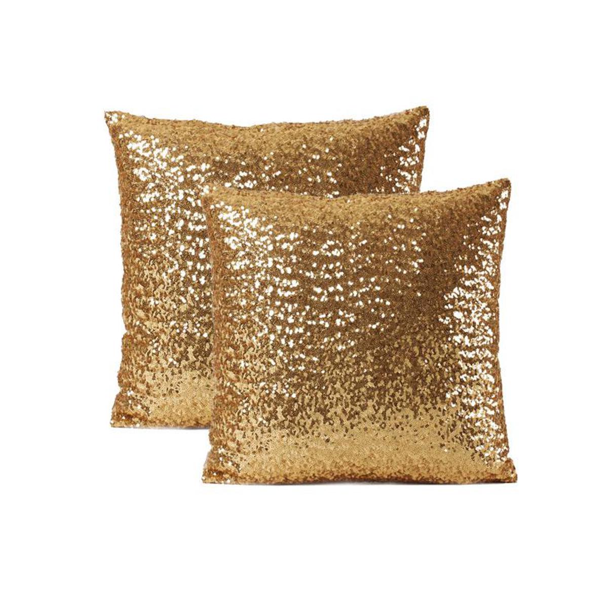 Gold on sale sparkle pillow