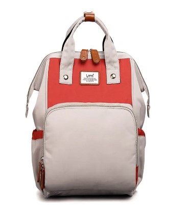 High-Capacity New Mummy Diaper Bag with Floral/Avocado/Striped Print - Durable Travel Backpack for Baby Essentials