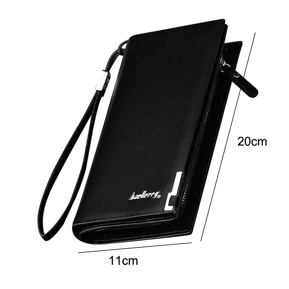 Premium Quality Bifold Mobile Wallets with ATM Cards Holder PU Leather Wallets for Women for Many Purposes with Wristlet and Zipper Pouch for Cash and Much More, Women Purse Hand Clutch Bag