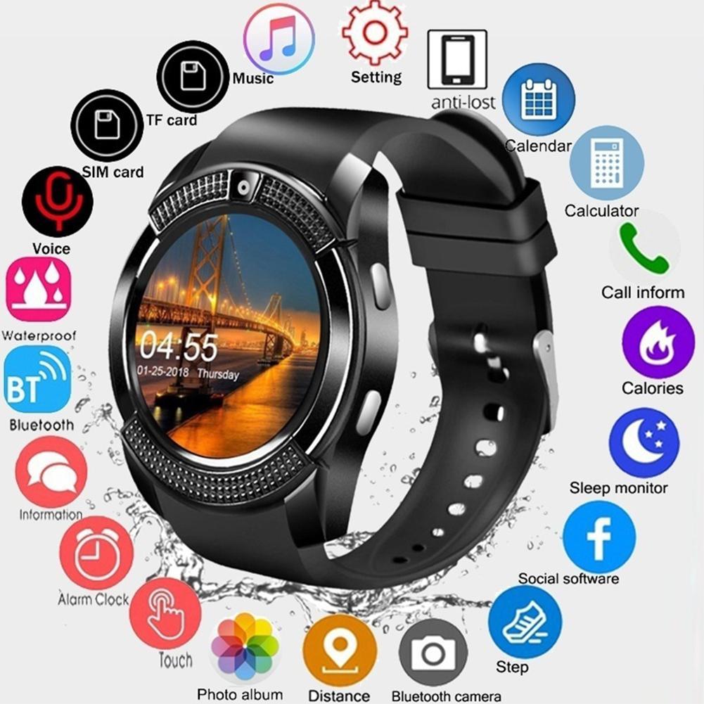 V8 SmartWatch Bluetooth Smart Watch Screen Wrist Watch With Camera 2G Card  Slot Waterproof Sports Watch For Android: Buy Online at Best Prices in  Pakistan | Daraz.pk