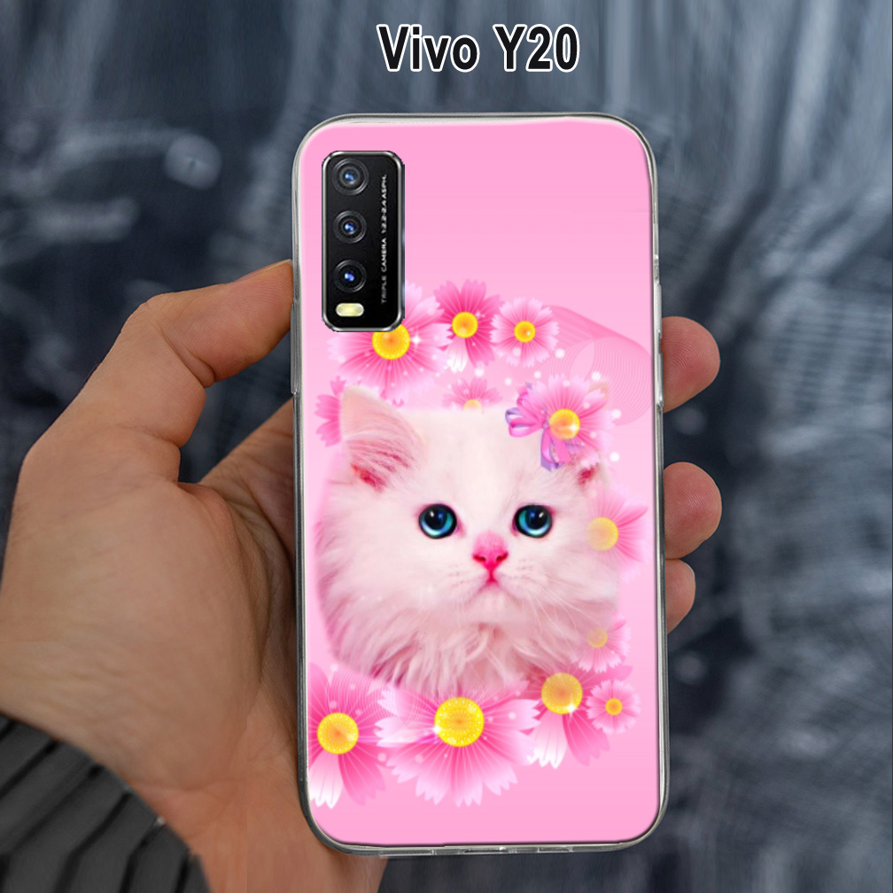 Cat Vivo Vivo Y20 Back Case Hello Kitty Red Vivo Y20/Y20i Back