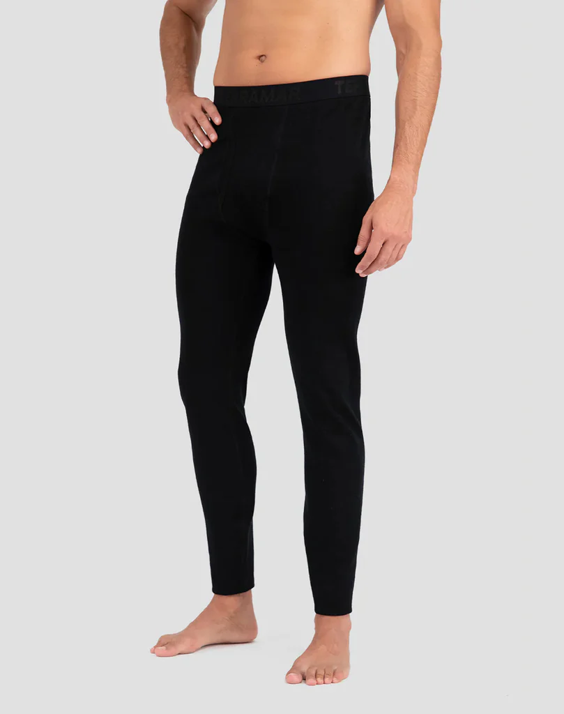 Men's Cotton Underwear Leggie Pants For All Season Thin Tights for Men Lined Long Leggings Layer Base Cotton Innerwear