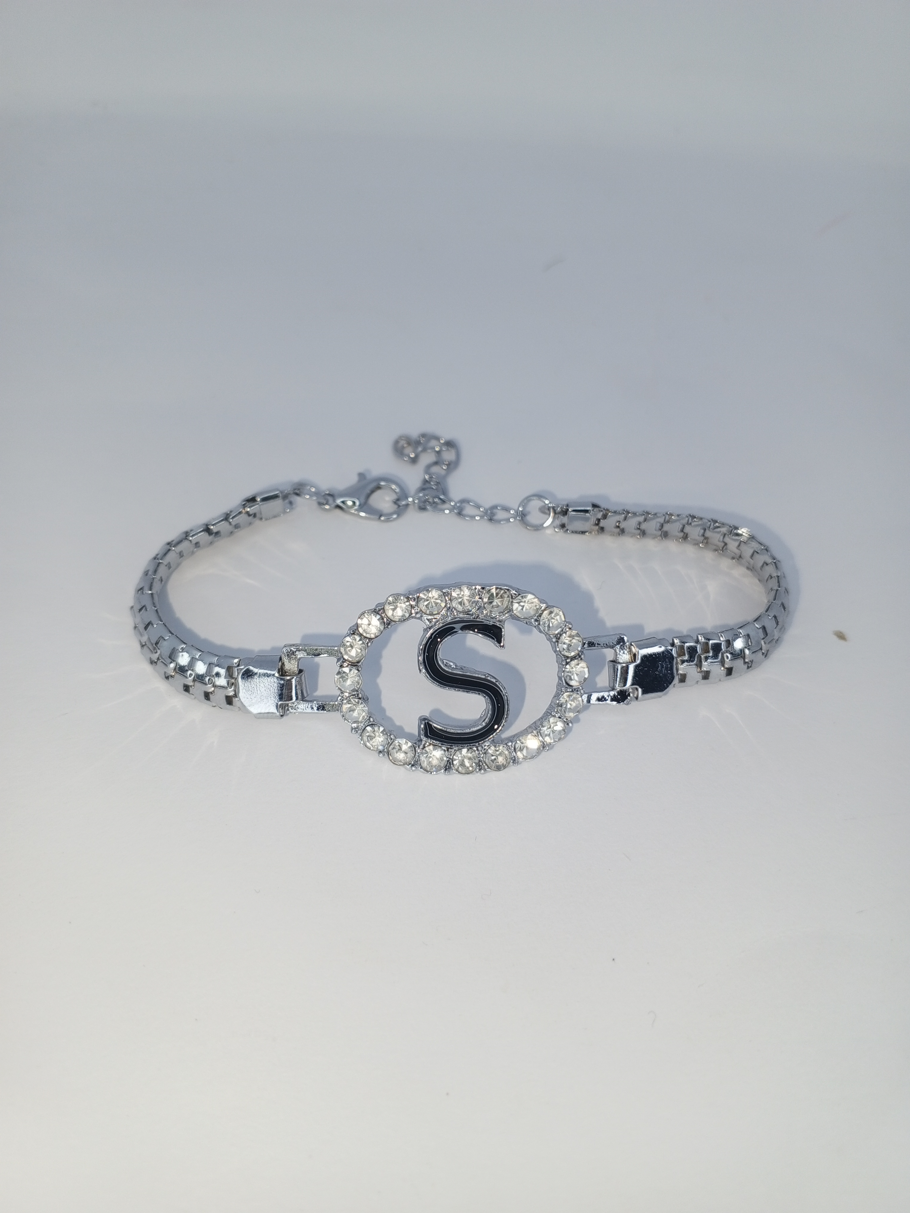 Jewelry Constellations 6 Alphabet Charm Bracelets Desing for Women Men Birthday Gift Cubic Zircon Alphabet Bracelet Chain