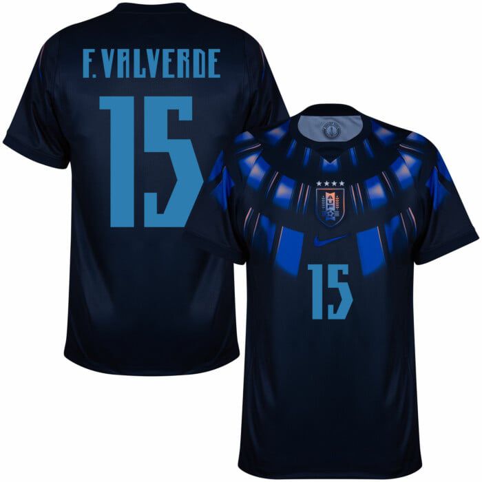 Valverde 15  Uruguay Away football jersey 2026-2027