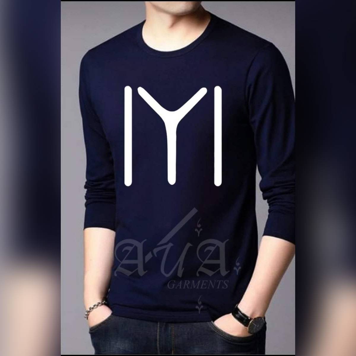 Full Sleeves Printed T shirt for mens 