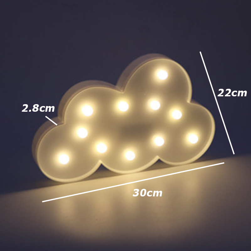 Cloud Led 3d Cartoon Light Night Cute Kids Children's Day Gift Toy For