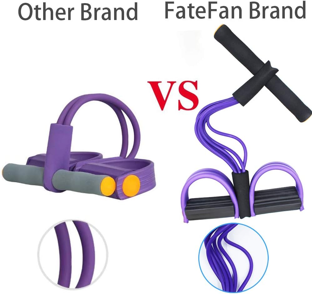 Tummy Trimmer Bally Fat Burner Body - Pull Reducer Resistance Training Bands -  Double Pull Rope Body Trimmer Pedal - Exercise Tummy Body Building Training Unisex - Weight Loss Home Workout Exercise - Foot Pedal Sit Up Equipment for Abdominal