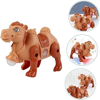 Arabic Electric Camel Toy With Light And Music For Kids (Small And Large) Tow Size Available